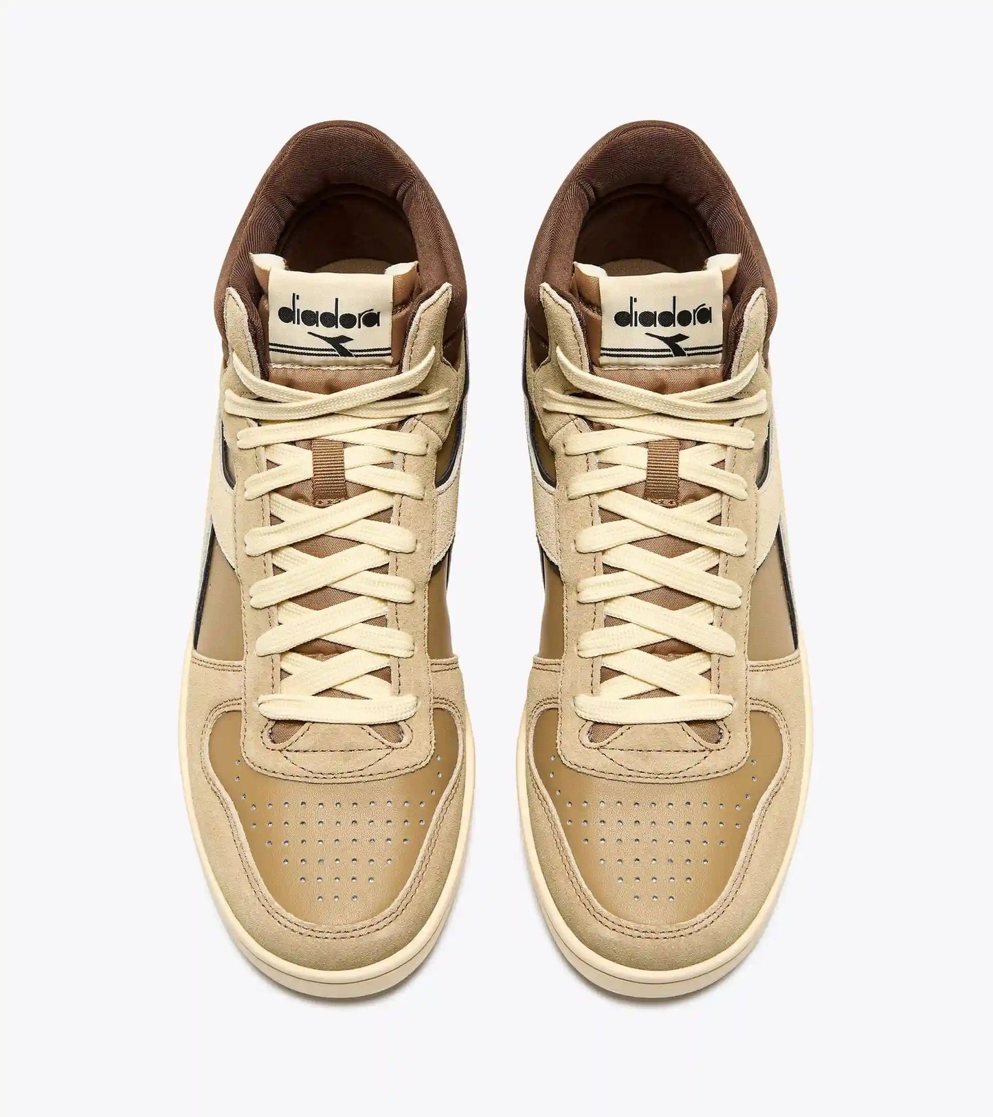 MAGIC BASKET DEMI CUT SUEDE LEATHER
