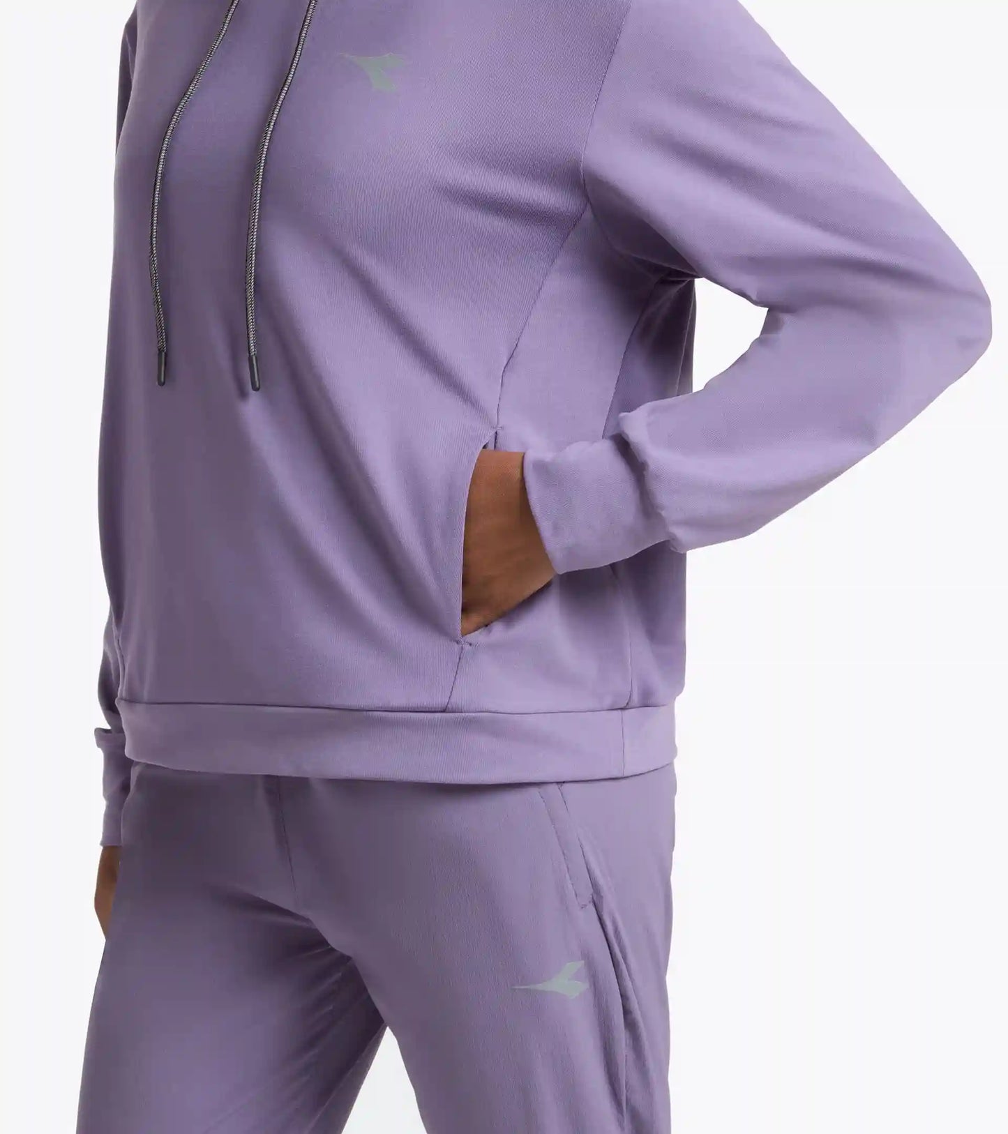 L. JERSEY PULLOVER HOODIE