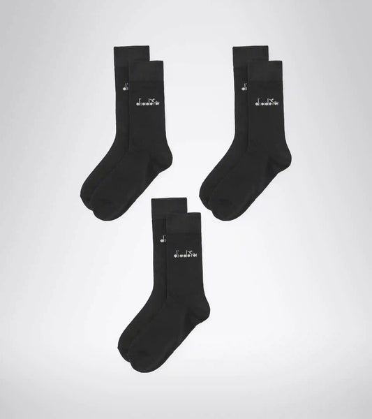 U. MID PLAIN SOCKS 3-PACK
