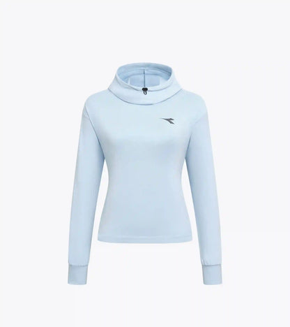 L. JERSEY PULLOVER HOODIE RUN CREW