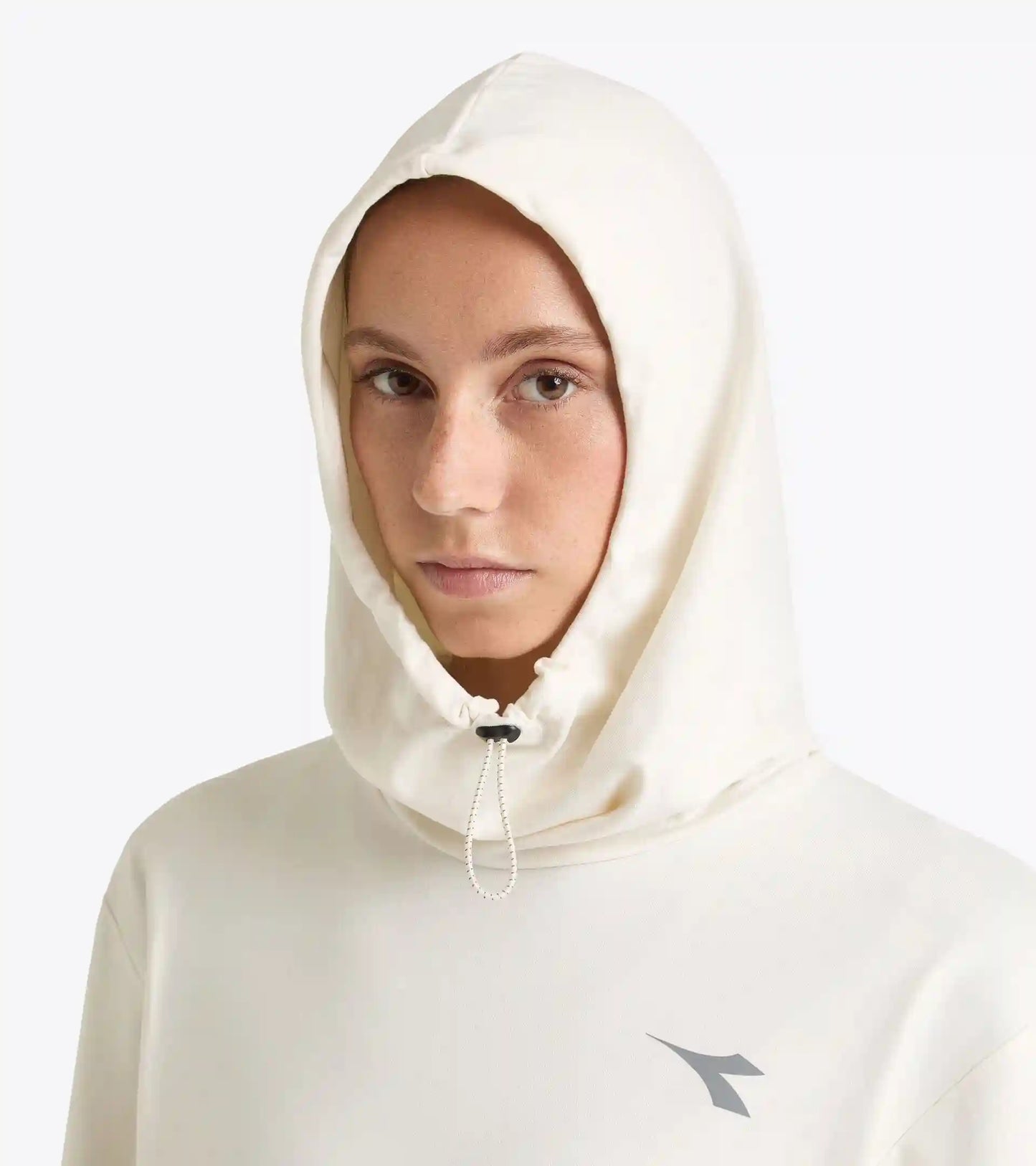 L. JERSEY PULLOVER HOODIE RUN CREW