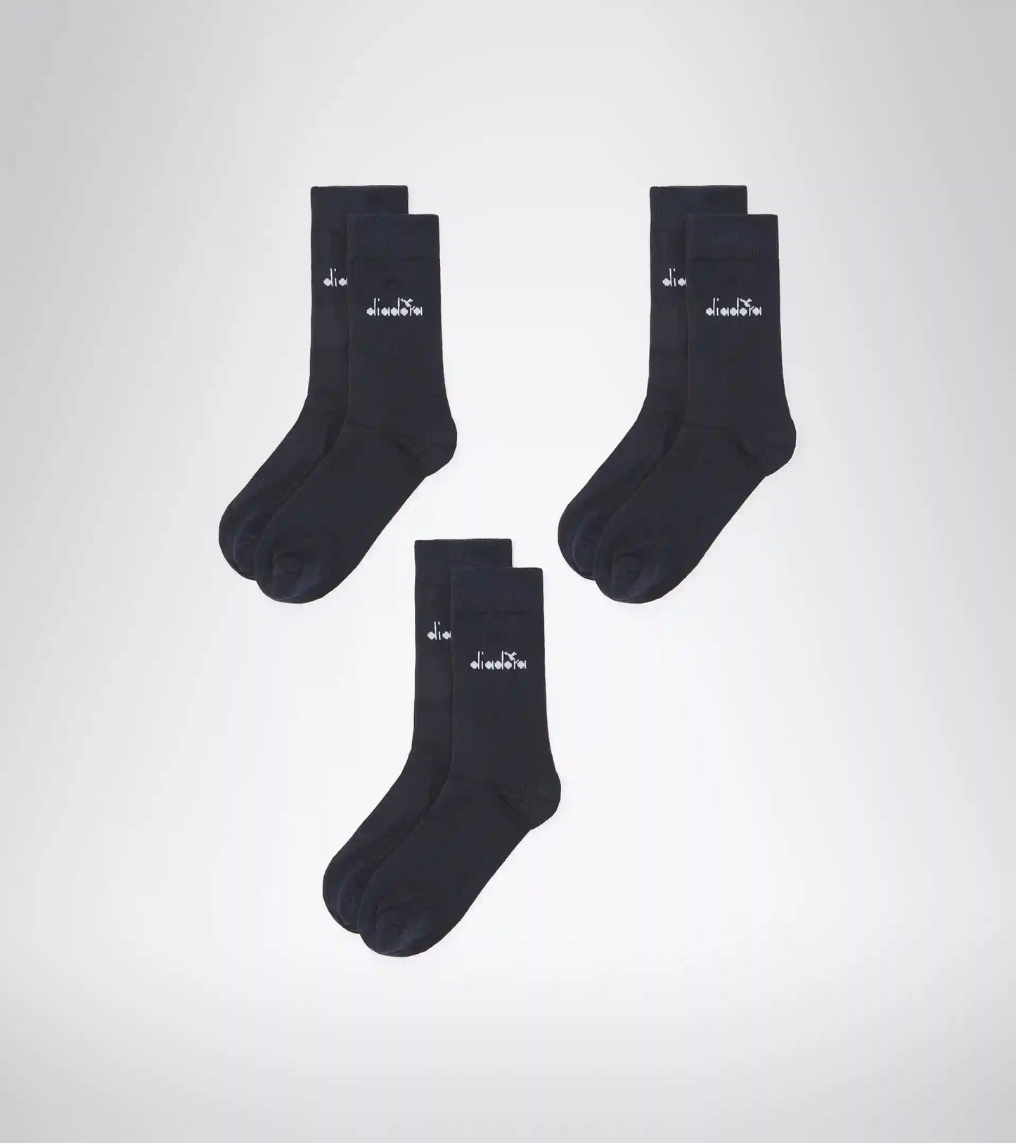U. MID PLAIN SOCKS 3-PACK