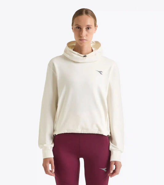 L. JERSEY PULLOVER HOODIE RUN CREW