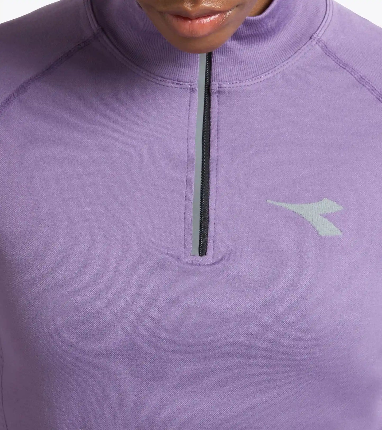 L. LS T-SHIRT 1/2 ZIP STRATOUNO