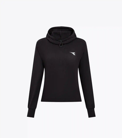 L. JERSEY PULLOVER HOODIE RUN CREW