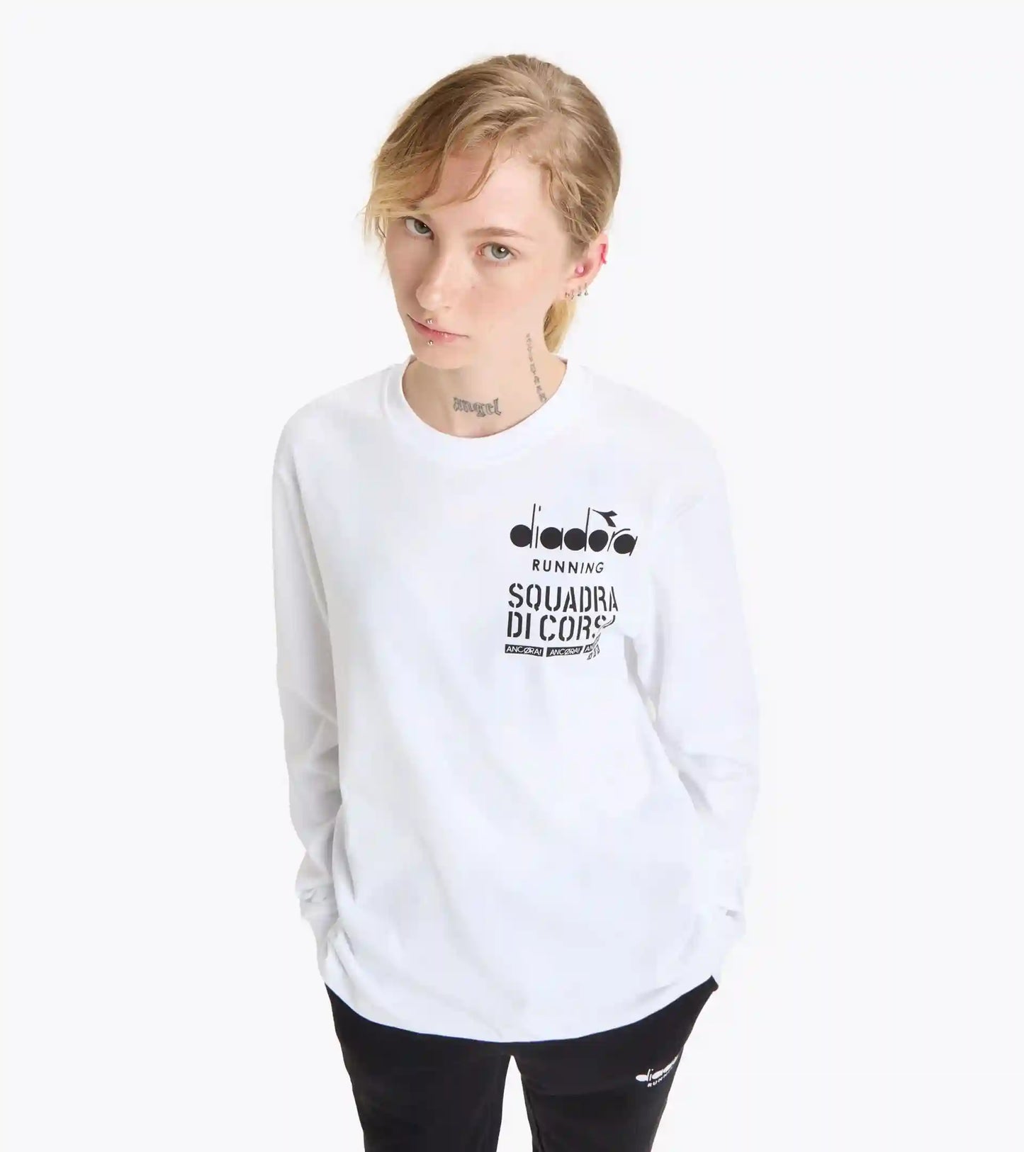 T-SHIRT LS SQUADRA DI CORSA