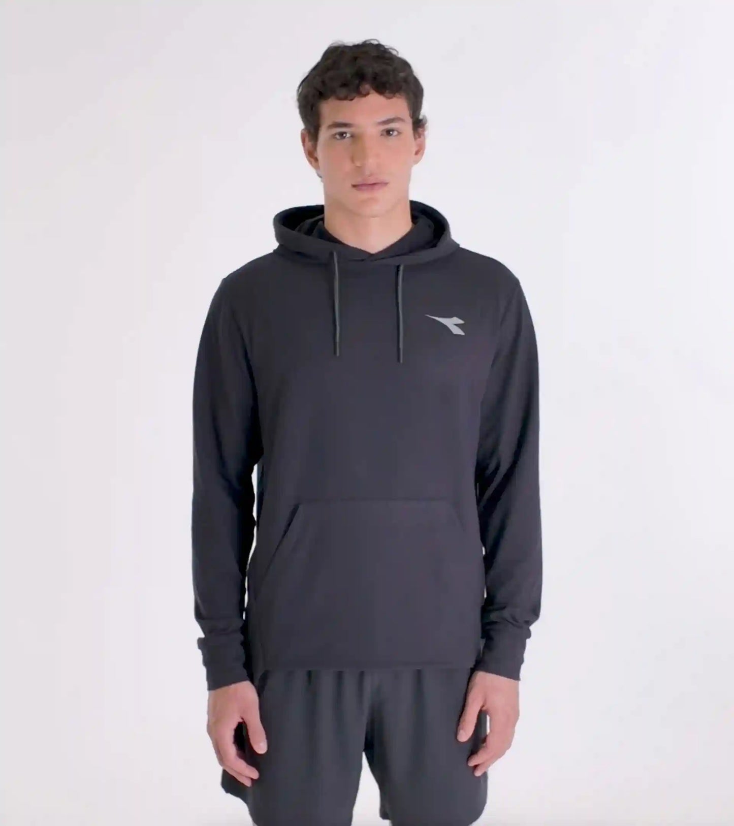 JERSEY PULLOVER HOODIE RUN CREW