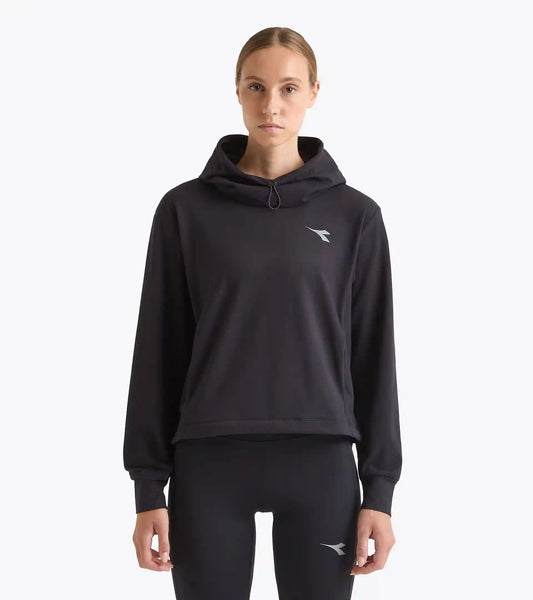L. JERSEY PULLOVER HOODIE RUN CREW