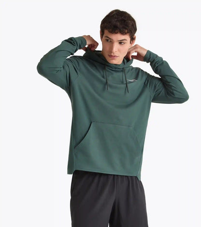JERSEY PULLOVER HOODIE RUN CREW