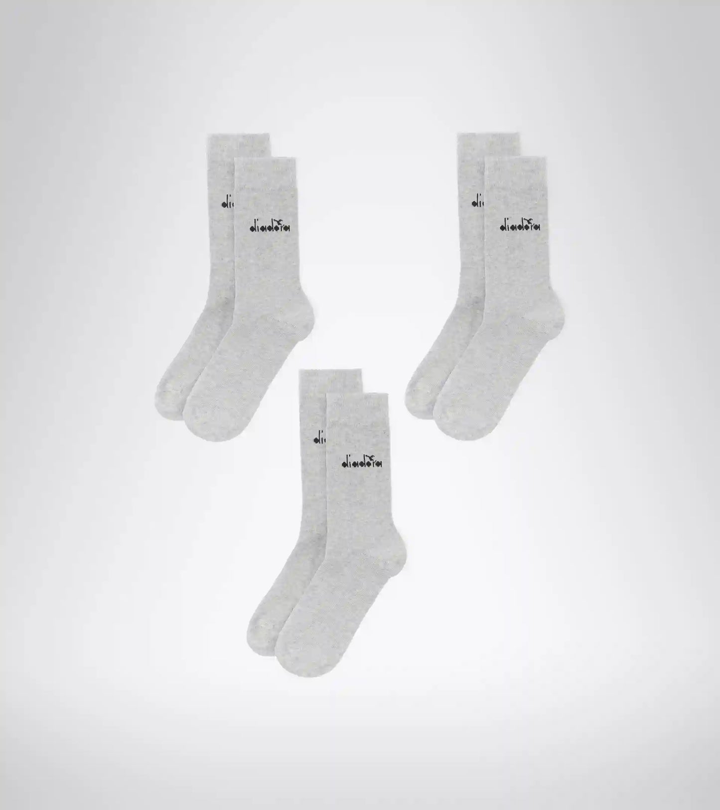 U. MID PLAIN SOCKS 3-PACK